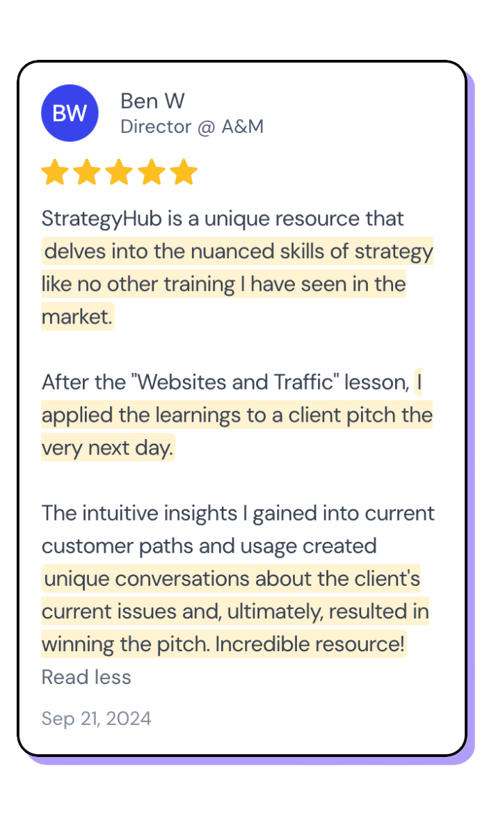 Ben Wilson testimonial 2